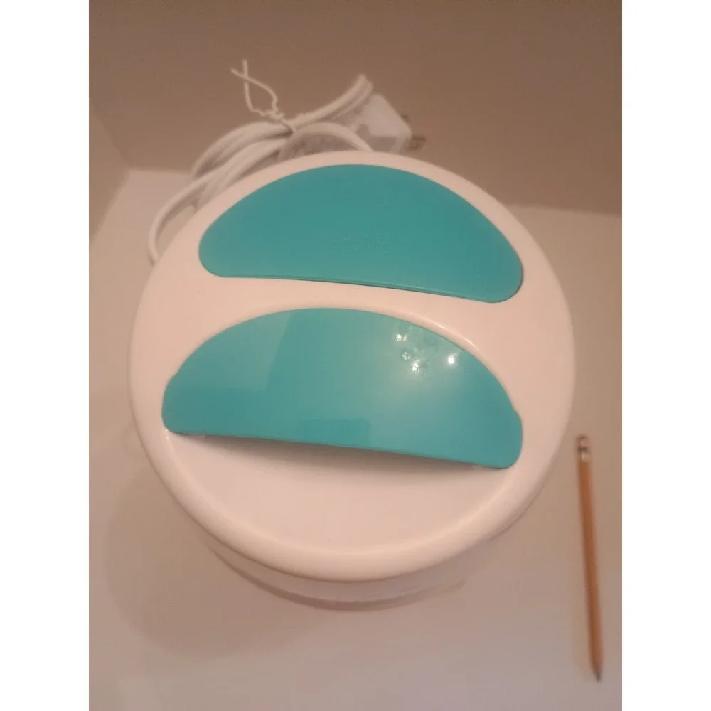 Nostalgia Electric Snow Cone Maker Ice Shaver Machine Model ICESHVR2BLUE